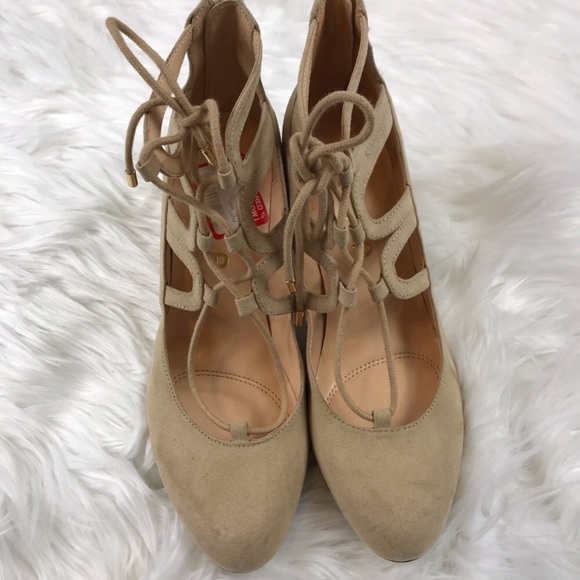 Unisa Chunky Nude Heels - Picture 2 of 5